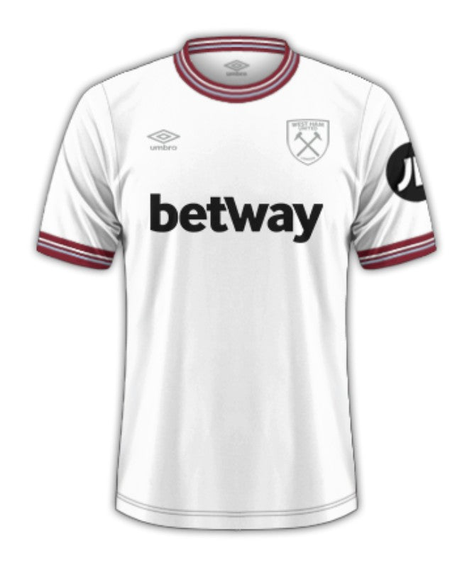 MAILLOT WEST HAM UNITED FC EXTERIEUR 2023/2024