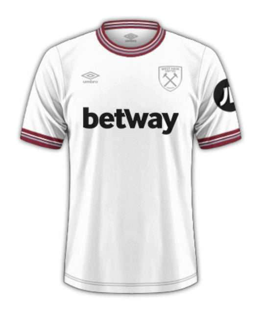 MAILLOT WEST HAM UNITED FC EXTERIEUR 2023/2024